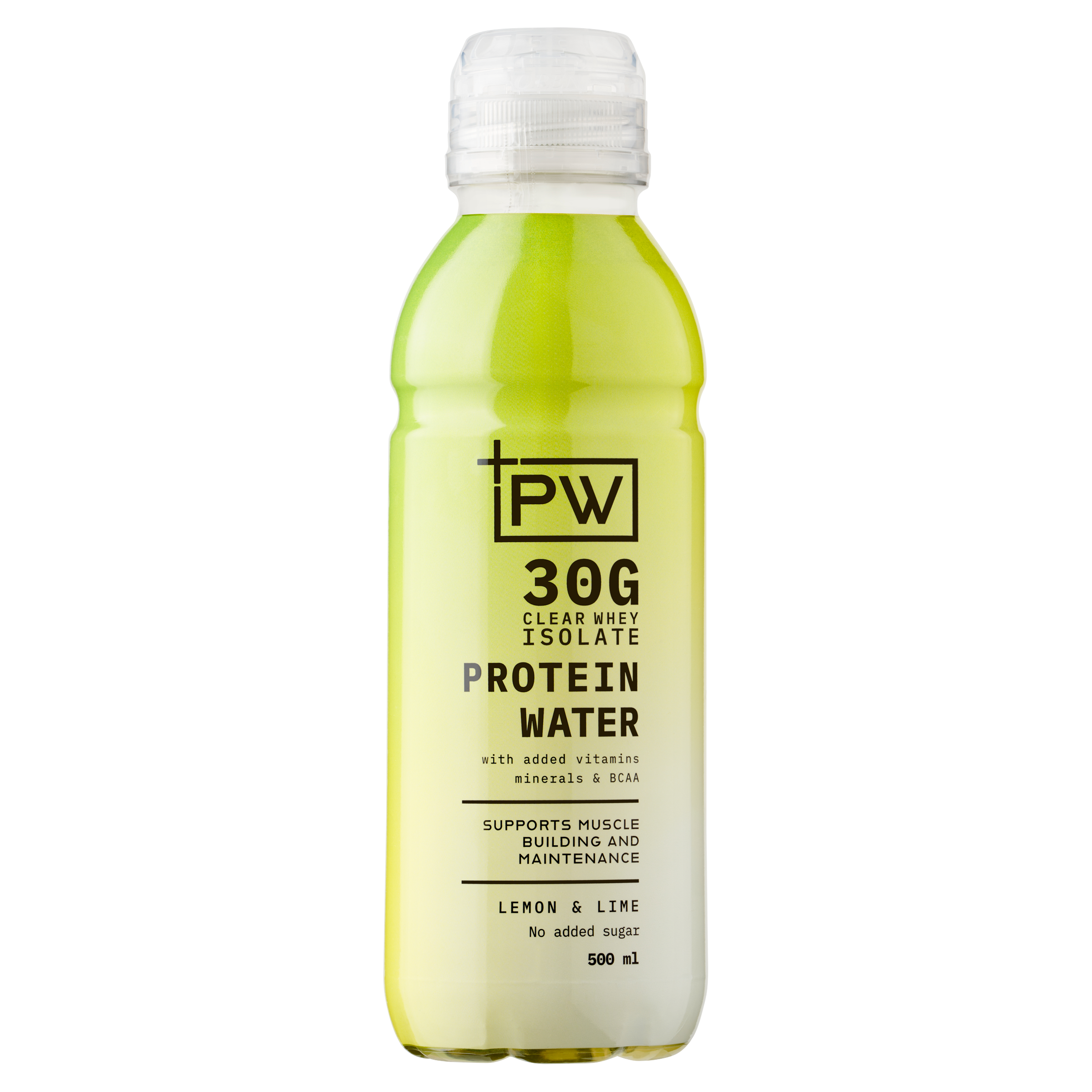 +PW Protein Water – Lemon & Lime - 12 Pack