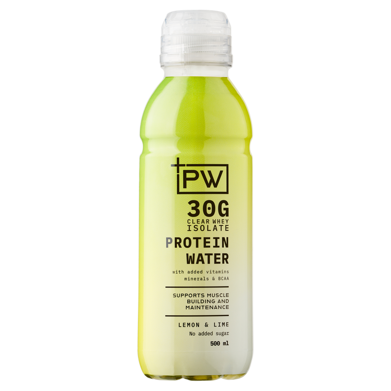 +PW Protein Water – Lemon & Lime - 12 Pack