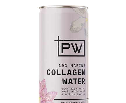 +PW Collagen Water – Lotus Flower & Jasmine - 4 Pack