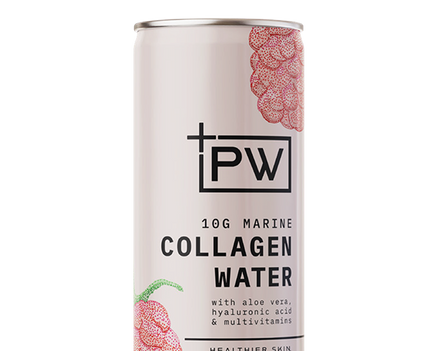 +PW Collagen Water – Raspberry - 4 Pack