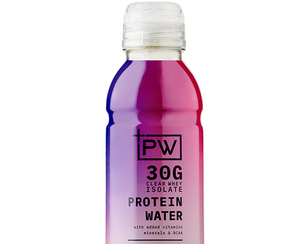 +PW Protein Water – Raspberry - 12 Pack