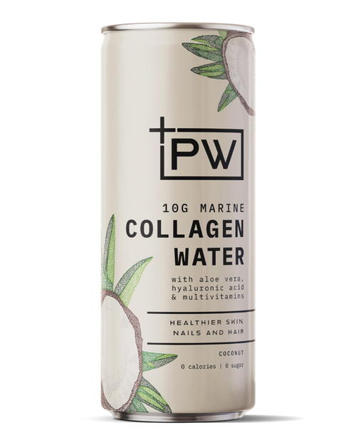 +PW Collagen Water – Coconut - 4 Pack