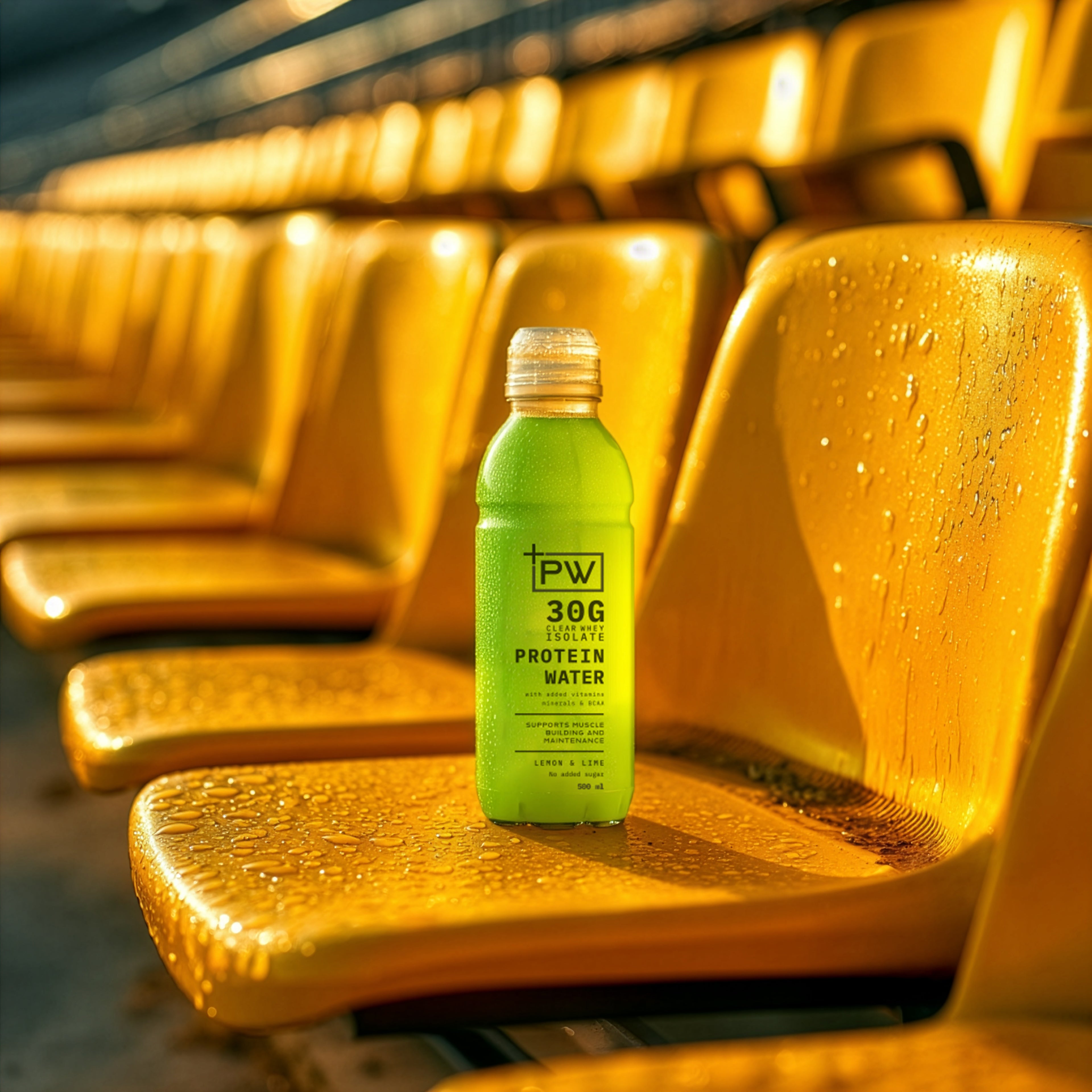 +PW Protein Water – Lemon & Lime - 12 Pack